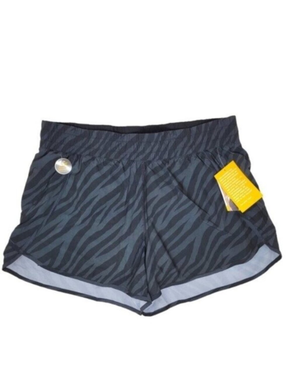 Avia | Athletic Running Shorts Lined Zebra Moisture Wicking Gray NWT